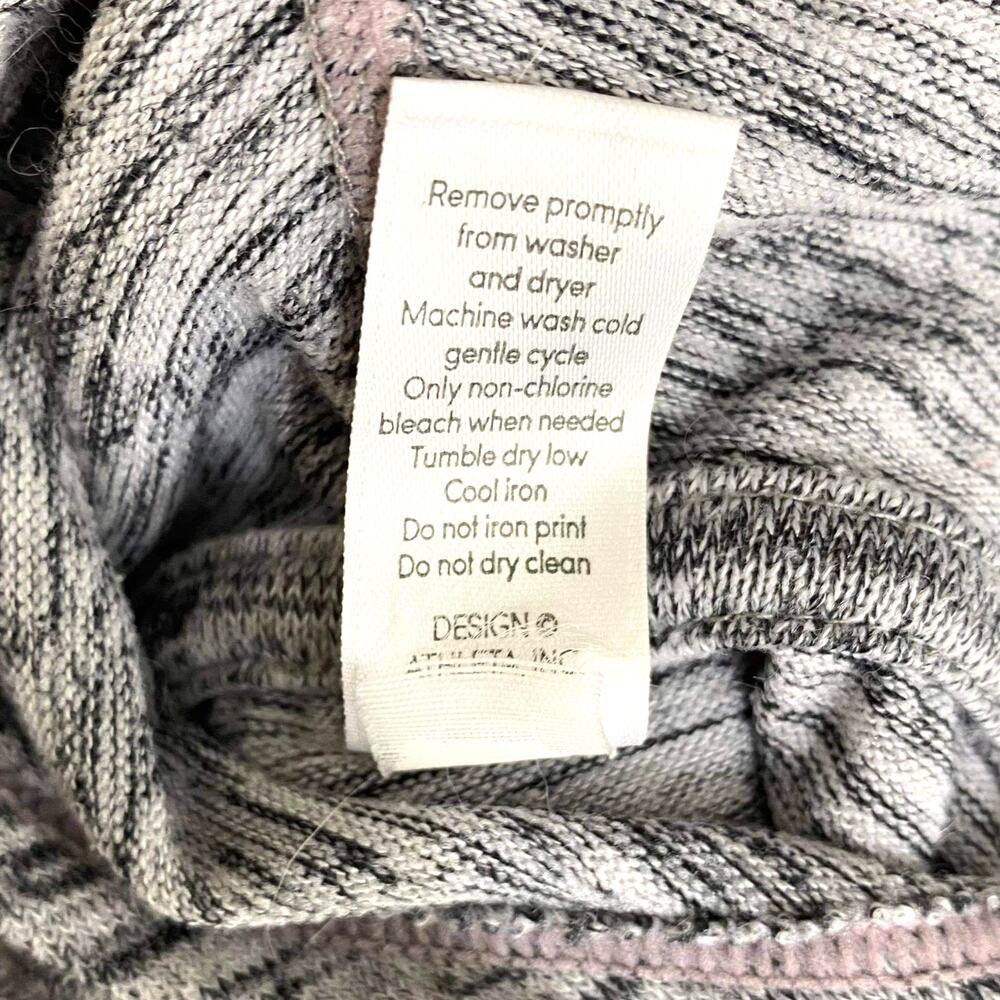 ATHLETA GIRL Gray Space Dye Pocket Front Pullover Hoodie - Picture 5 of 6